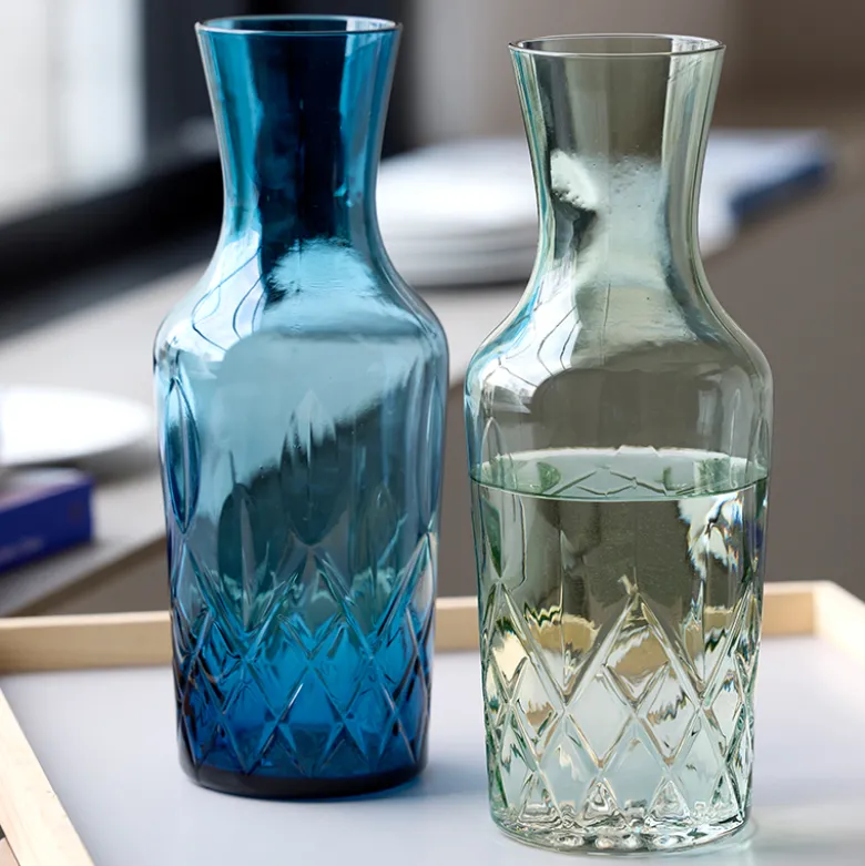 Lyngby Glas Sorrento vandkaraffel grøn 1 liter