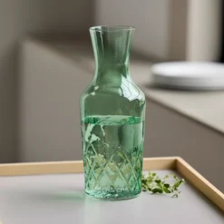 Lyngby Glas Sorrento vandkaraffel grøn 1 liter