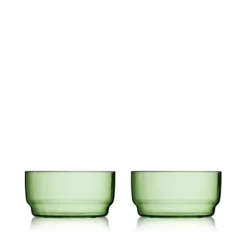 Lyngby Glas Torino skål grøn 2 stk. Ø 12 cm