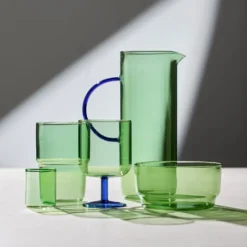 Lyngby Glas Torino skål grøn 2 stk. Ø 12 cm