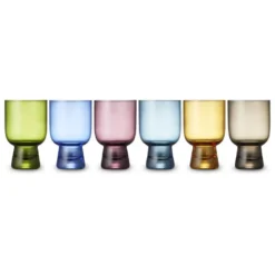 Lyngby Glas tumblerglas multifarvet 30 cl