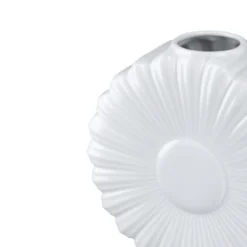 Lyngby Porcelæn Flower marguerit vase hvid H 21 cm
