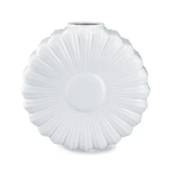 Lyngby Porcelæn Flower marguerit vase hvid H 21 cm