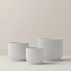 Lyngby Porcelæn Flower Pot urtepotteskjuler Mellem