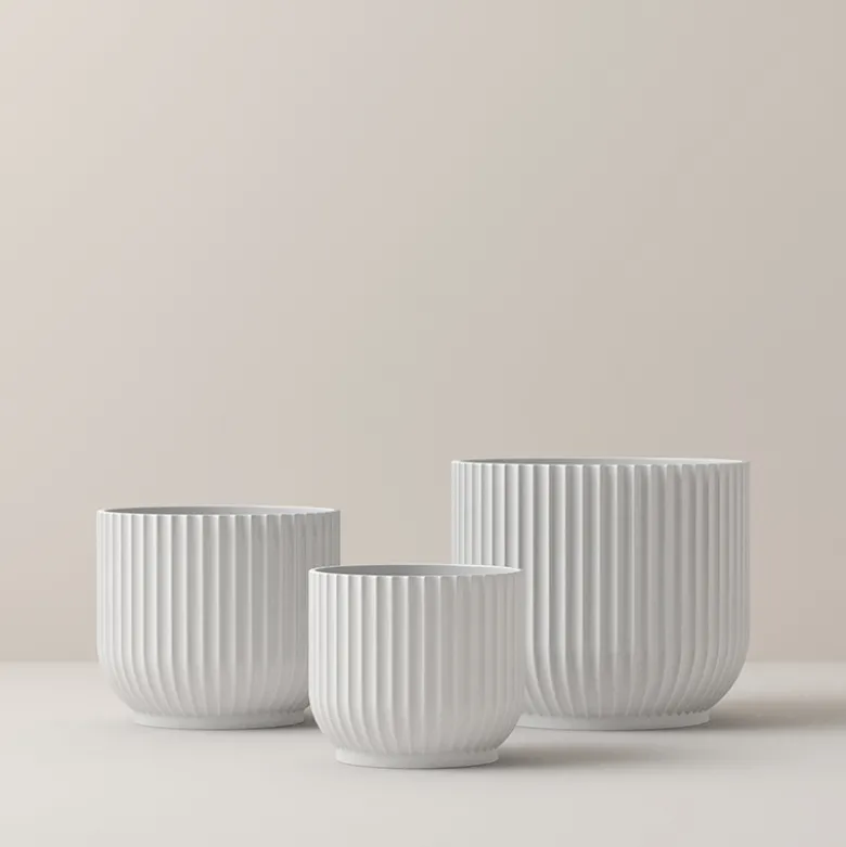 Lyngby Porcelæn Flower Pot urtepotteskjuler Mellem