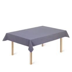 Lyngby Porcelæn Herringbone dug blå 150x320 cm