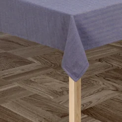 Lyngby Porcelæn Herringbone dug blå 150x320 cm