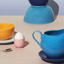 Lyngby Porcelæn Rhombe Color æggebæger rosa
