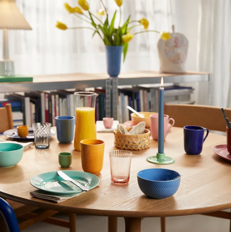 Lyngby Porcelæn Rhombe Color æggebæger grøn
