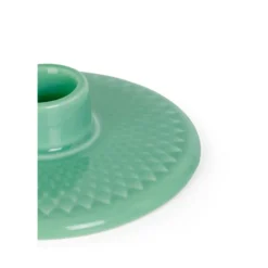 Lyngby Porcelæn Rhombe Color H 3 cm kronelysestage grøn