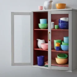 Lyngby Porcelæn Rhombe Color Krus Blå 33 cl