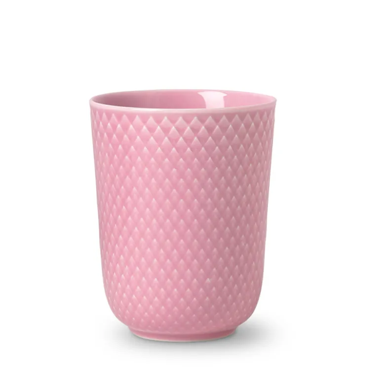 Lyngby Porcelæn Rhombe Color Krus Rosa 33 cl