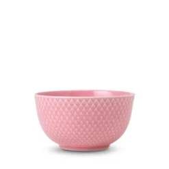 Lyngby Porcelæn Rhombe Color skål rosa 11 cm