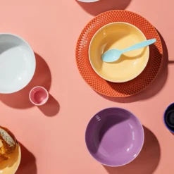 Lyngby Porcelæn Rhombe Color skål sand Ø 15,5 cm