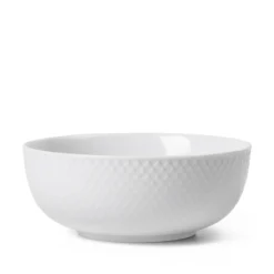 Lyngby Porcelæn Rhombe Color skål hvid Ø 15,5 cm