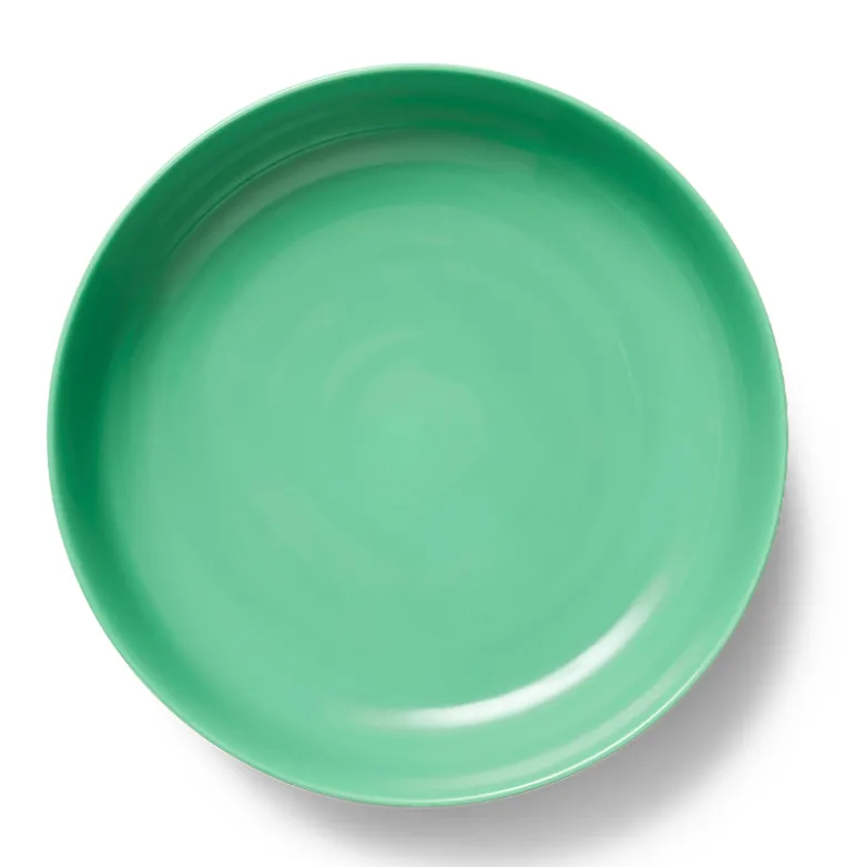 Lyngby Porcelæn Rhombe Color serveringsskål Ø 28 cm grøn