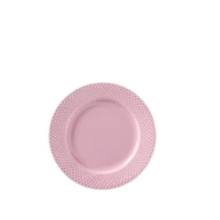Lyngby Porcelæn Rhombe Color tallerken rosa 21 cm