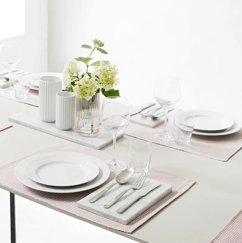 Lyngby Porcelæn Rhombe dyb tallerken 23 cm