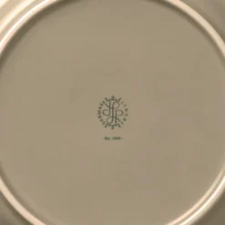 Lyngby Porcelæn Rhombe Earth frokosttallerken 23 cm clay