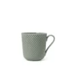 Lyngby Porcelæn Rhombe Earth krus med hank 39 cl moss