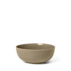 Lyngby Porcelæn Rhombe Earth skål clay Ø 15,5 cm