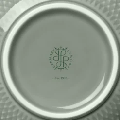 Lyngby Porcelæn Rhombe Earth skål moss Ø 13 cm