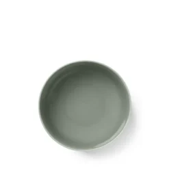 Lyngby Porcelæn Rhombe Earth skål moss Ø 13 cm
