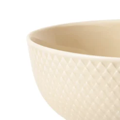 Lyngby Porcelæn Rhombe Earth skål marble Ø 13 cm