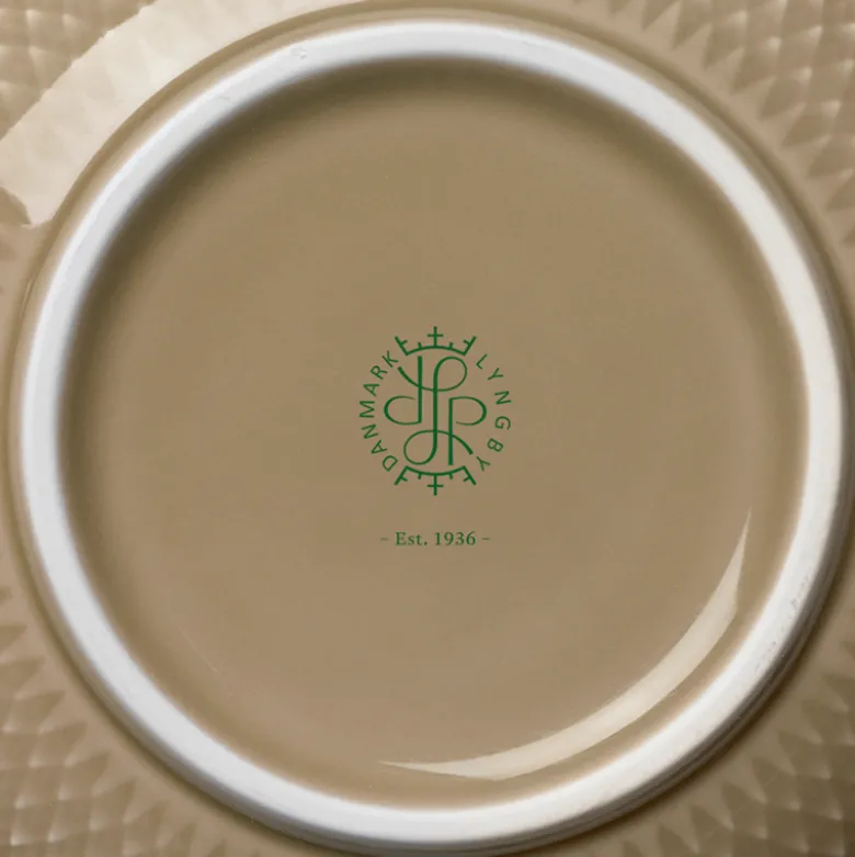 Lyngby Porcelæn Rhombe Earth skål clay Ø 17,5 cm