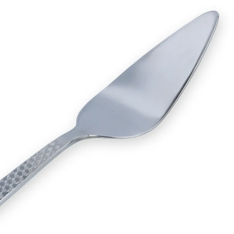Lyngby Porcelæn Rhombe kagespade stål 25,5 cm
