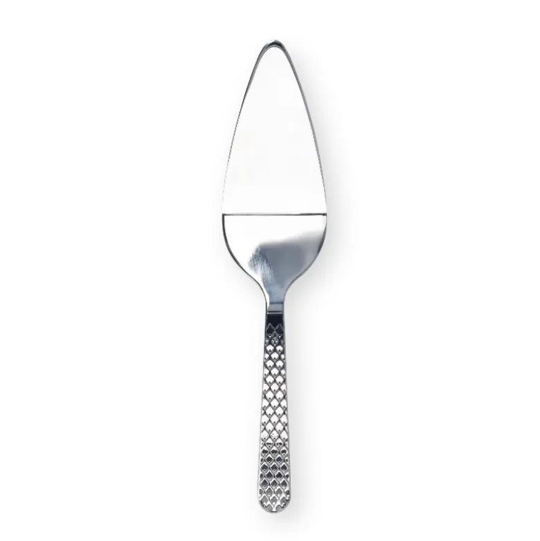 Lyngby Porcelæn Rhombe kagespade stål 25,5 cm