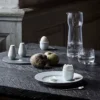 Lyngby Porcelæn Rhombe salt- og pebersæt hvid