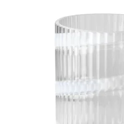 Lyngby Porcelæn Swirl vase hvid H 25 cm