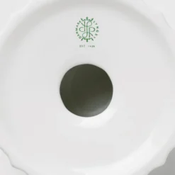 Lyngby Porcelæn Tura fyrfadsstage hvid Ø 8 cm