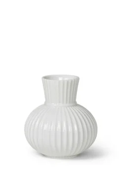Lyngby Porcelæn Tura vase hvid 14,5 cm