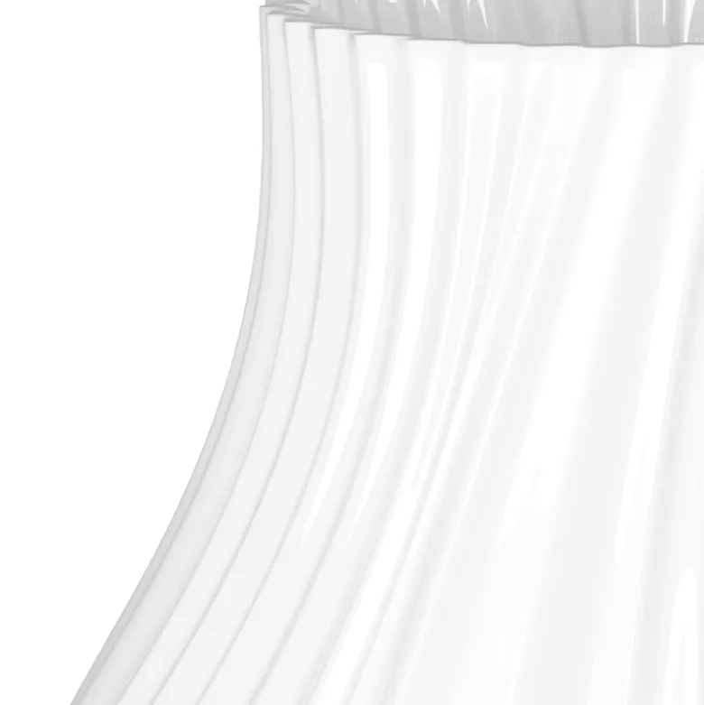 Lyngby Porcelæn Twist vase hvid H 18 cm