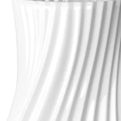 Lyngby Porcelæn Twist vase hvid H 31 cm