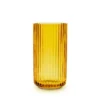 Lyngby Porcelæn vase amber H 15,5 cm