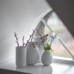 Lyngby Porcelæn Vase 12 cm Hvid