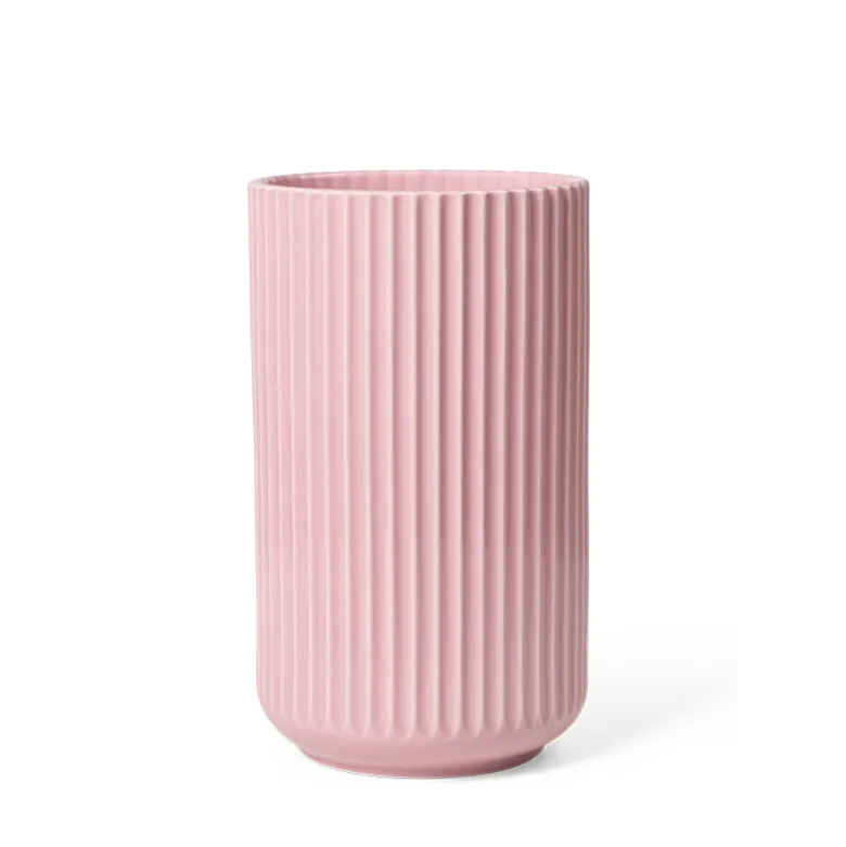 Lyngby Porcelæn vase rosa H 25 cm
