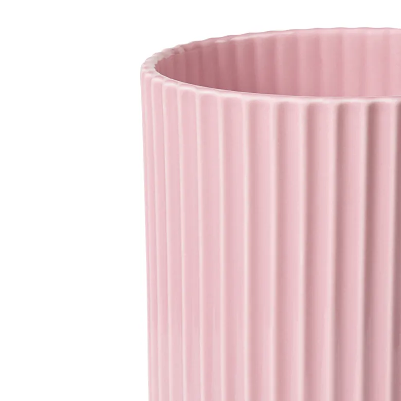 Lyngby Porcelæn vase rosa H 25 cm