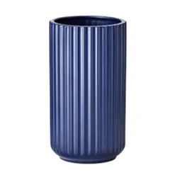 Lyngby vase blå H20 cm