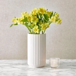 Lyngby vase hvid 20 cm