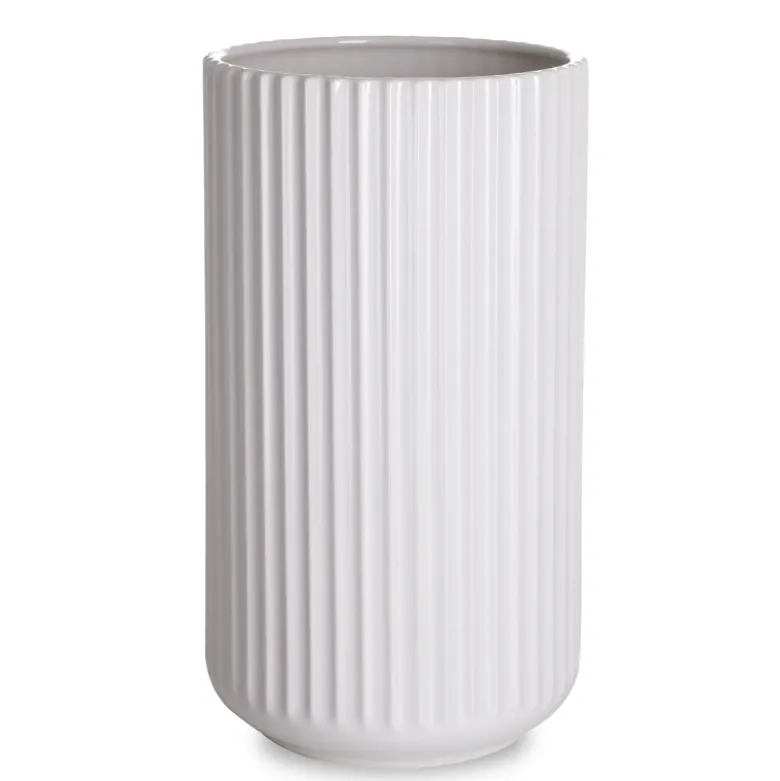 Lyngby vase hvid 25 cm