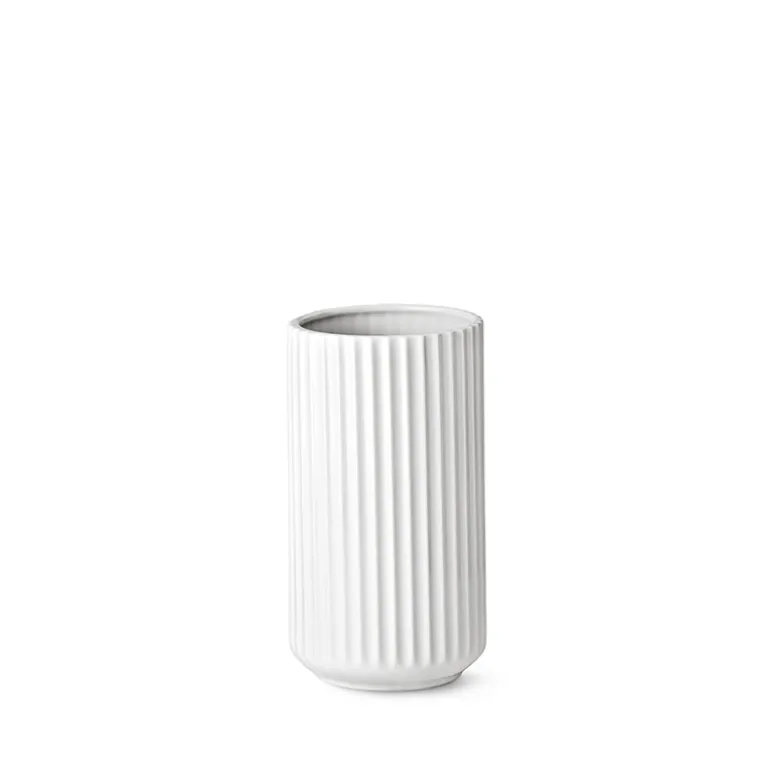 Lyngby vase hvid 15 cm