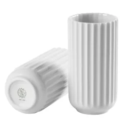 Lyngby vase hvid H 10,5 cm