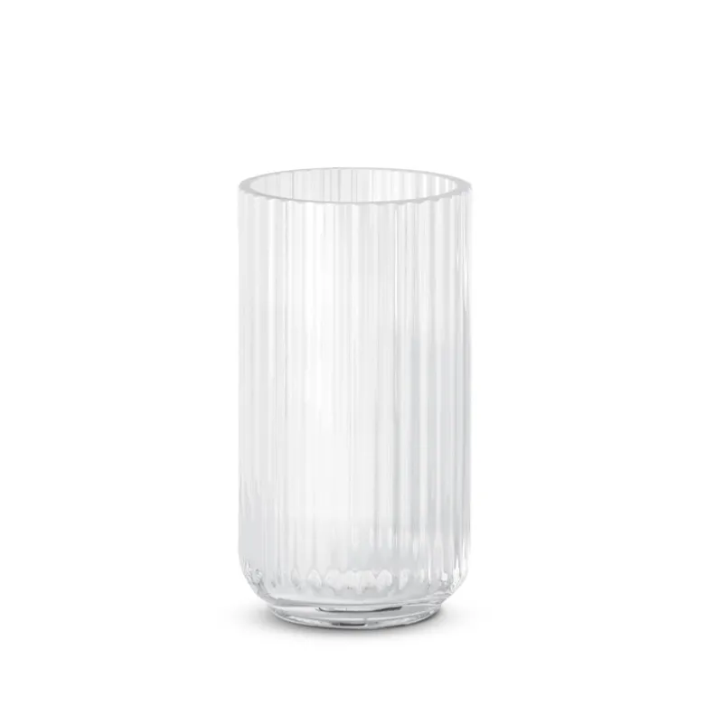Lyngby vase klar glas 20 cm