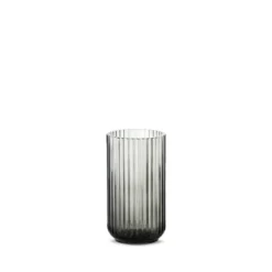 Lyngby vase røgfarvet 15 cm