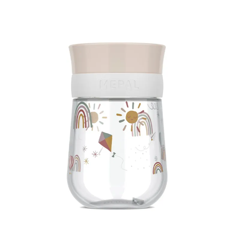 Mepal Mio Sunshine & Rainbow begynderkop hvid 300 ml