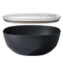 Mepal Silueta serveringskål m. låg nordic black 5 liter